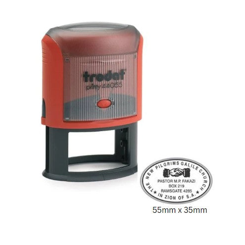 44055 - Trodat Printy (6 lines - 55mm x 35mm - Oval)