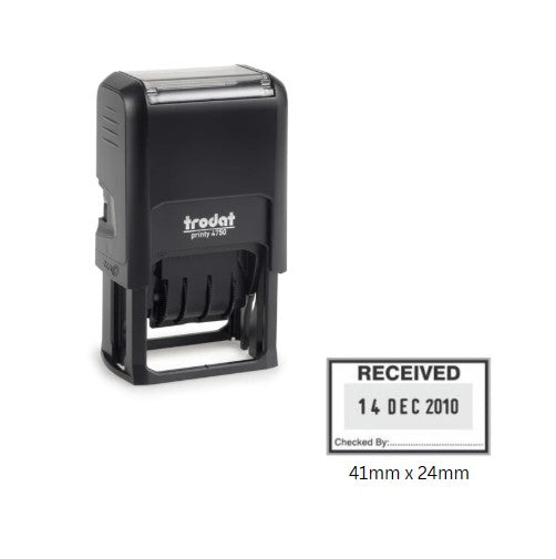 4750 - Trodat Printy with Date (2 lines - 41mm x 24mm)