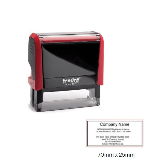 4915 - Trodat Printy (7 lines - 70mm x 25mm)