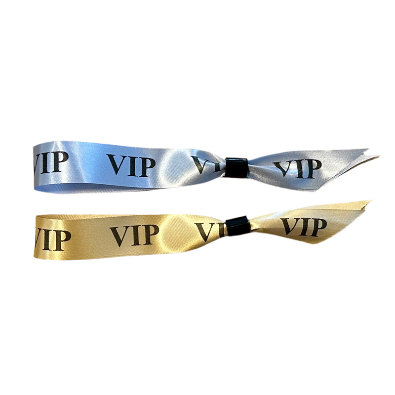 Polysatin Wristbands for Expos, Parties and Conferences - VIP / VVIP