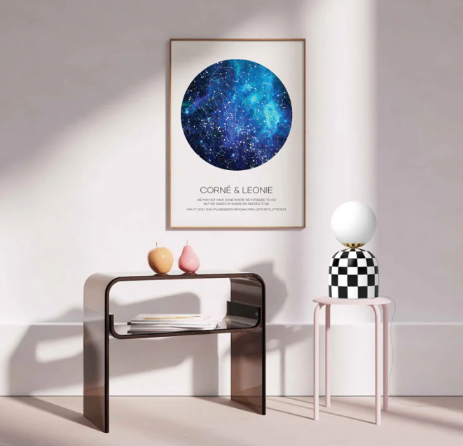 Star Map - Custom Constellation Map Milk Memoirs