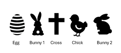 Personalised Easter Baubles filled with Jelly Beans