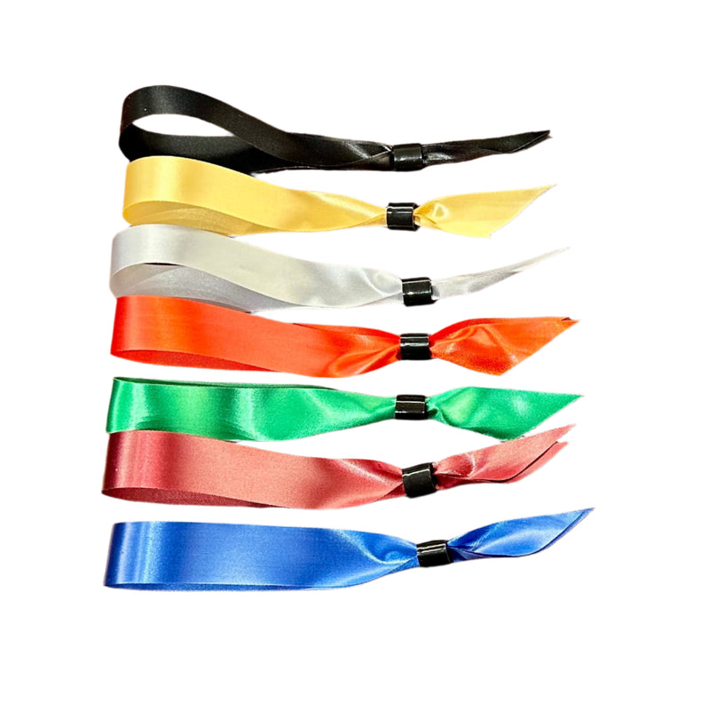 Polysatin Wristbands for Expos, Parties and Conferences - Plain, no text