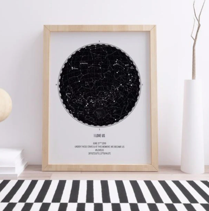 Star Map - Personalised Star Map SM1