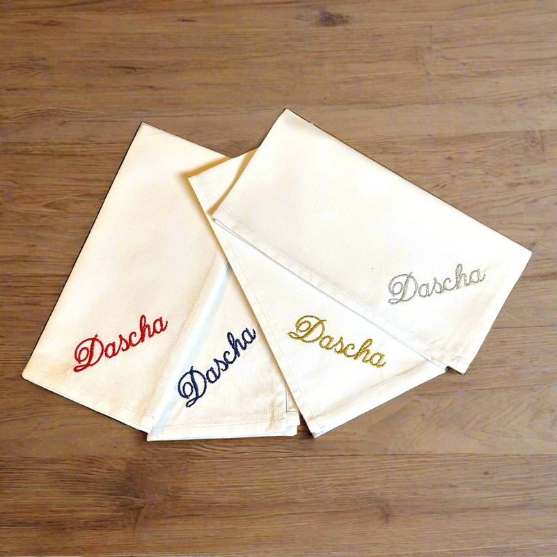Personalised Handkerchiefs (set of 6)