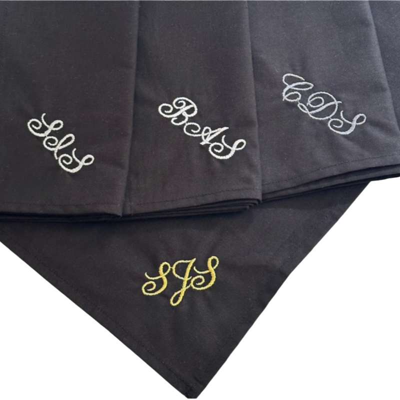 Personalised Handkerchiefs (set of 4)