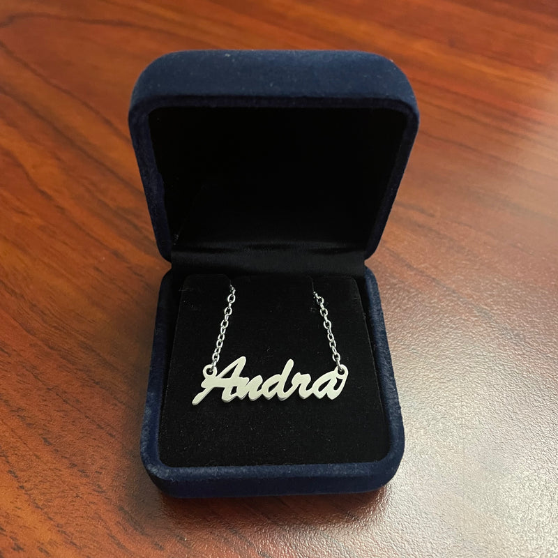 Sterling Silver Name Necklace