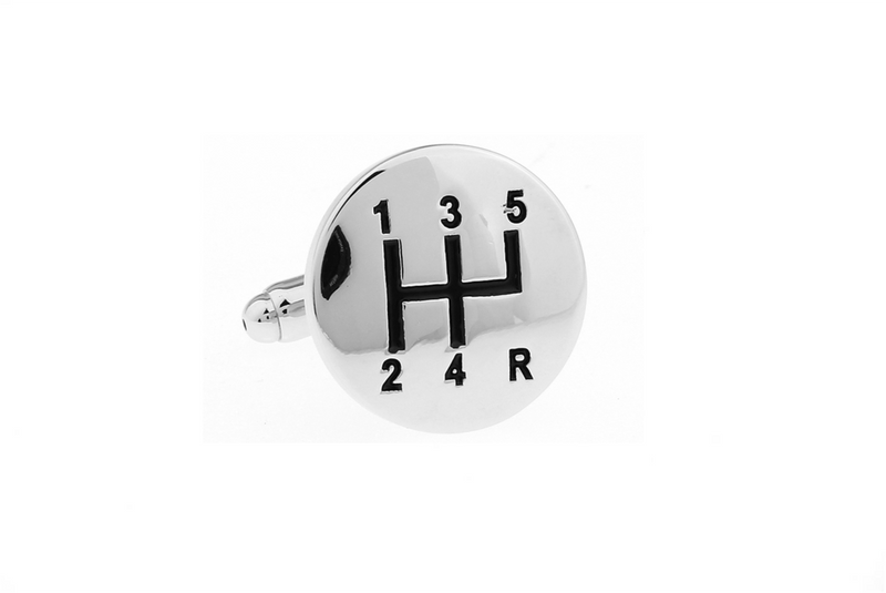 Cuff Links - Gear stick