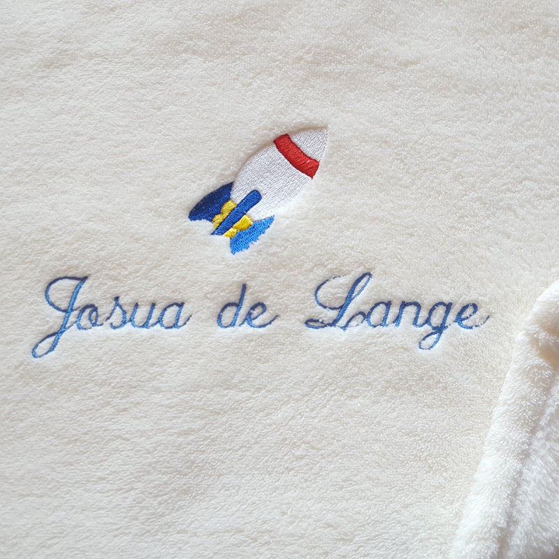 Baby Blanket - Personalised with name, surname and picture