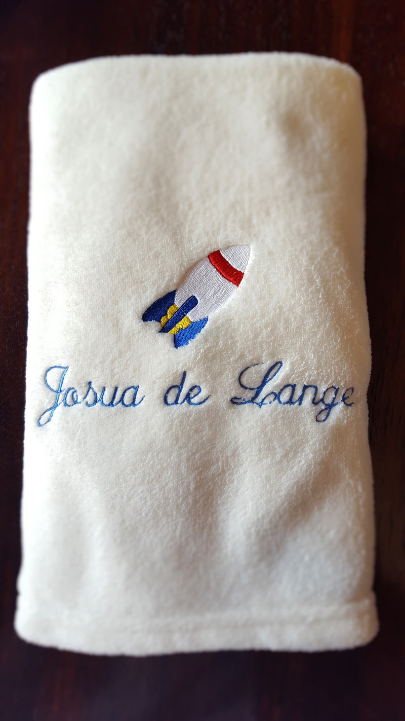 Baby Blanket - Personalised with name, surname and picture