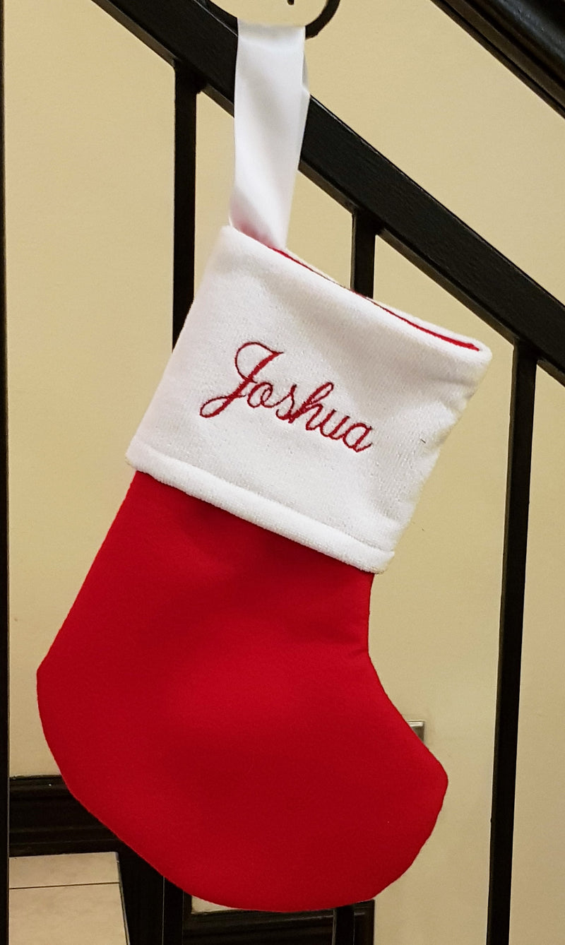 Christmas Stockings - Personalised (just text, no pic)
