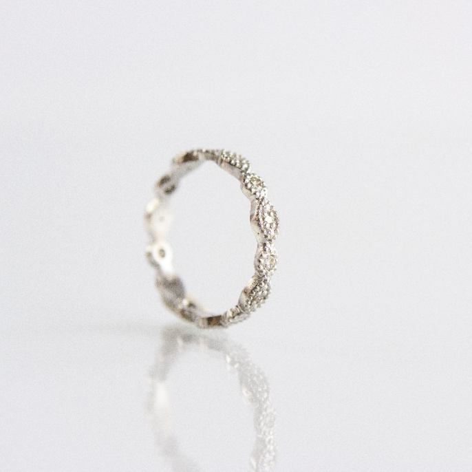 Victoria Silver Wedding Band