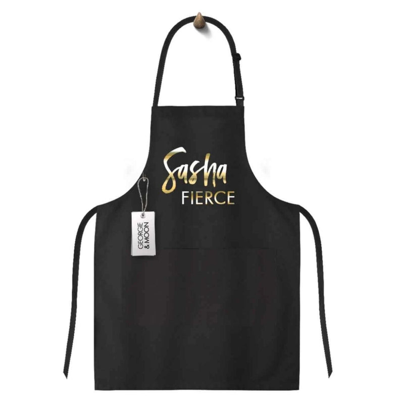 Apron - Glitzy apron with your own text