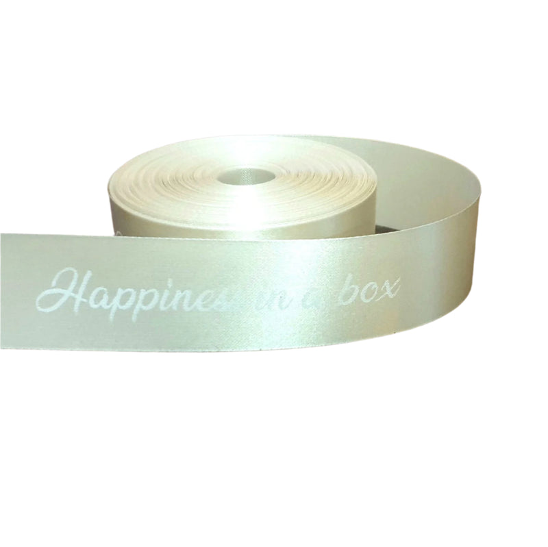 Personalised Satin Ribbon - Standard colour print (sold per metre)