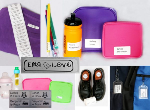 Combo - Budget pack with Iron on (White with black)