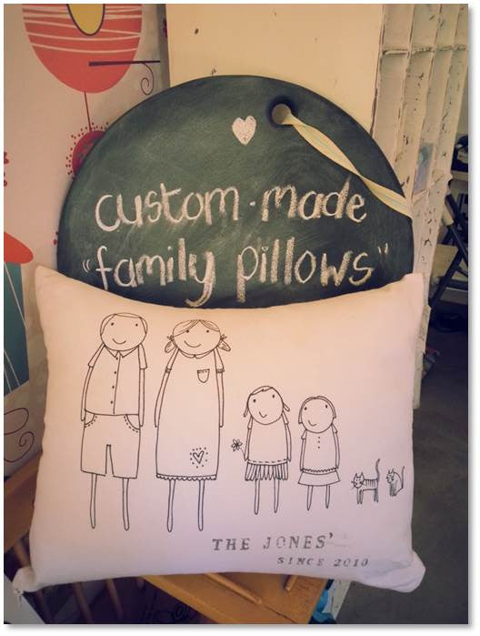 Custom Made Family Cushion
