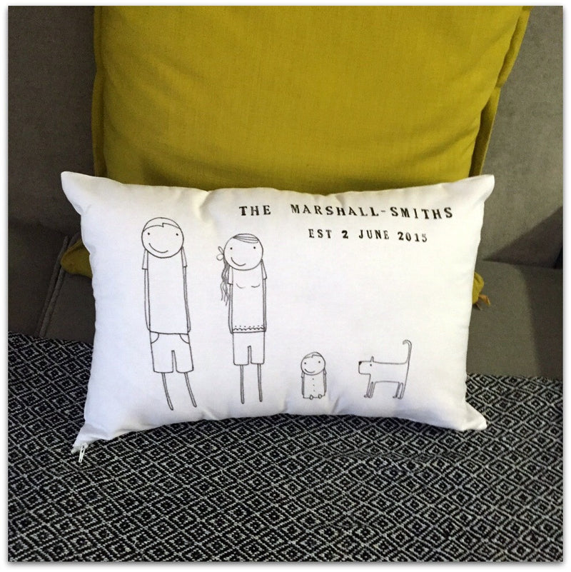 Custom Made Family Cushion