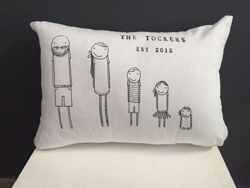 Custom Made Family Cushion