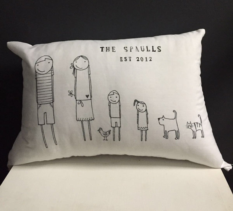 Custom Made Family Cushion