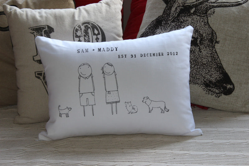 Custom Made Cushions for Couples