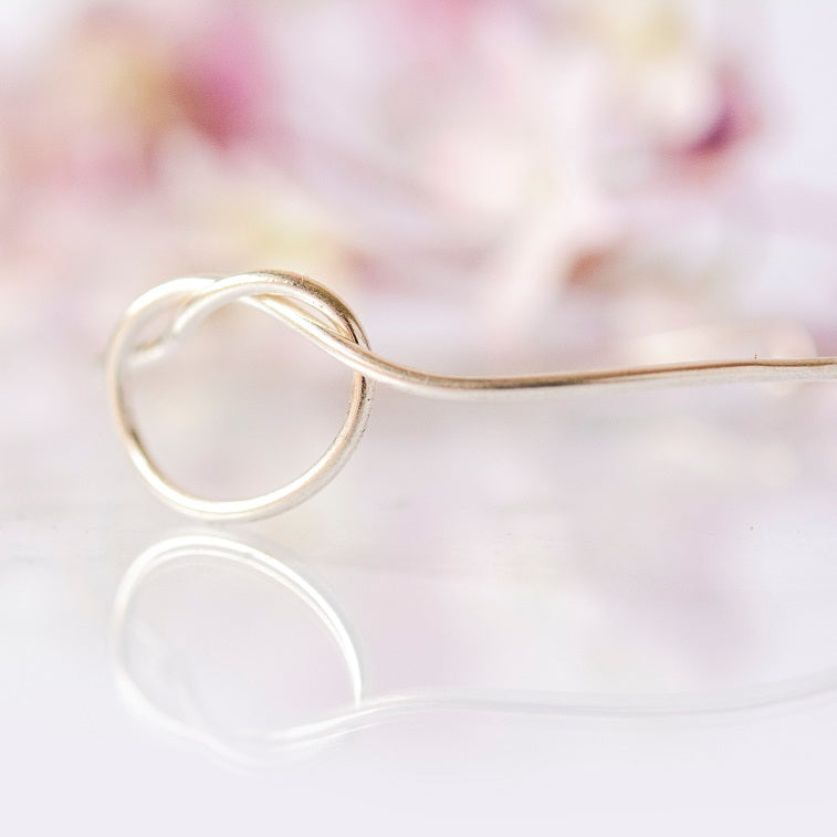 Sterling Silver Knot Bangle