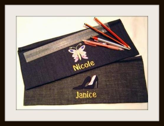 Personalised Pencil Bags (Single bag)