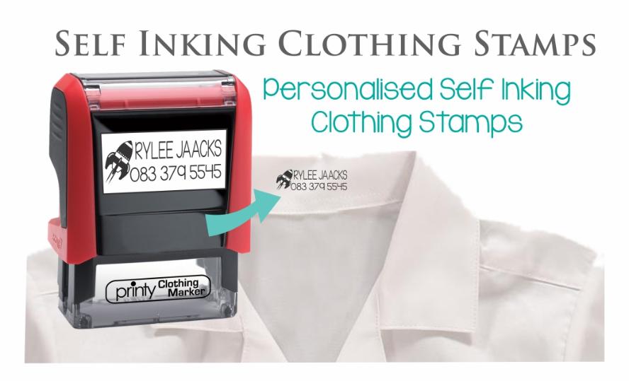 Trodat Clothing Stamp - made to order (Save R40)