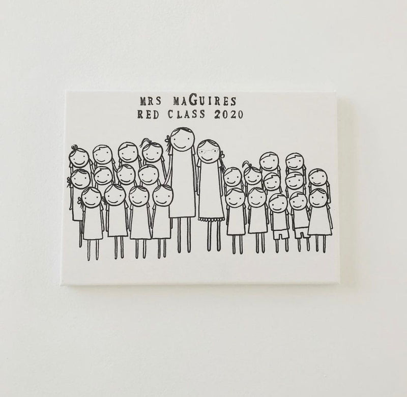 Custom Made Canvas for teachers