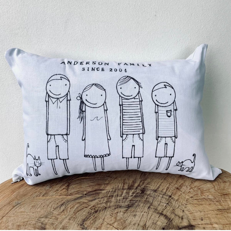 Custom Made Family Cushion