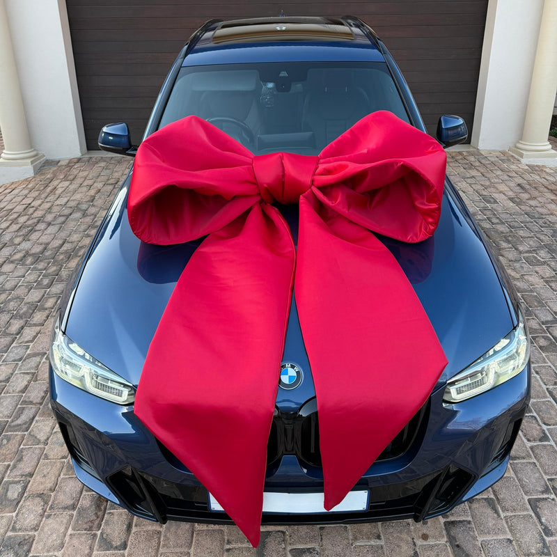 Luxury satin extra large car bow for presenting as a gift