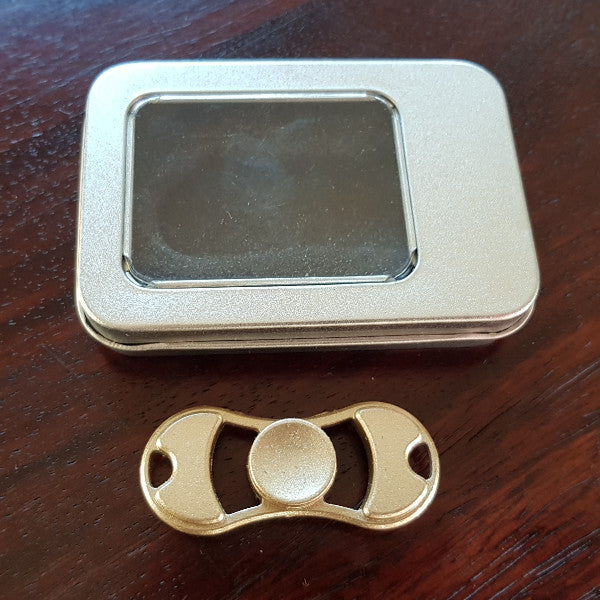 Metal Stress / Fidget Dual Spinner - Gold