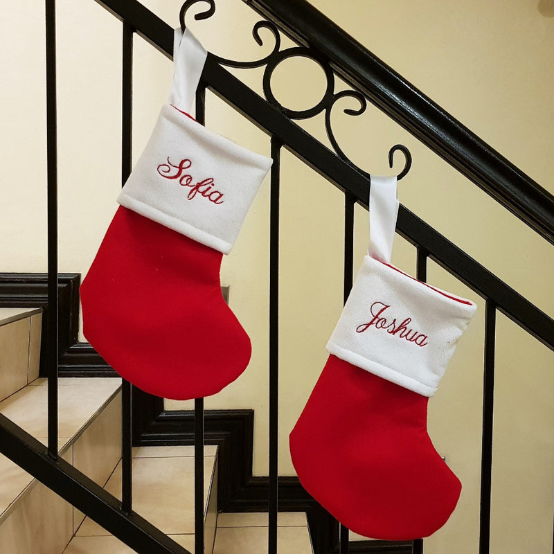 Christmas Stockings - Personalised (just text, no pic)