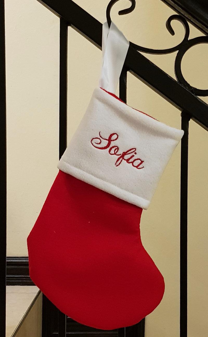 Christmas Stockings - Personalised (just text, no pic)
