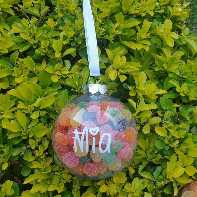 Bauble - Personalised with Jelly Tots
