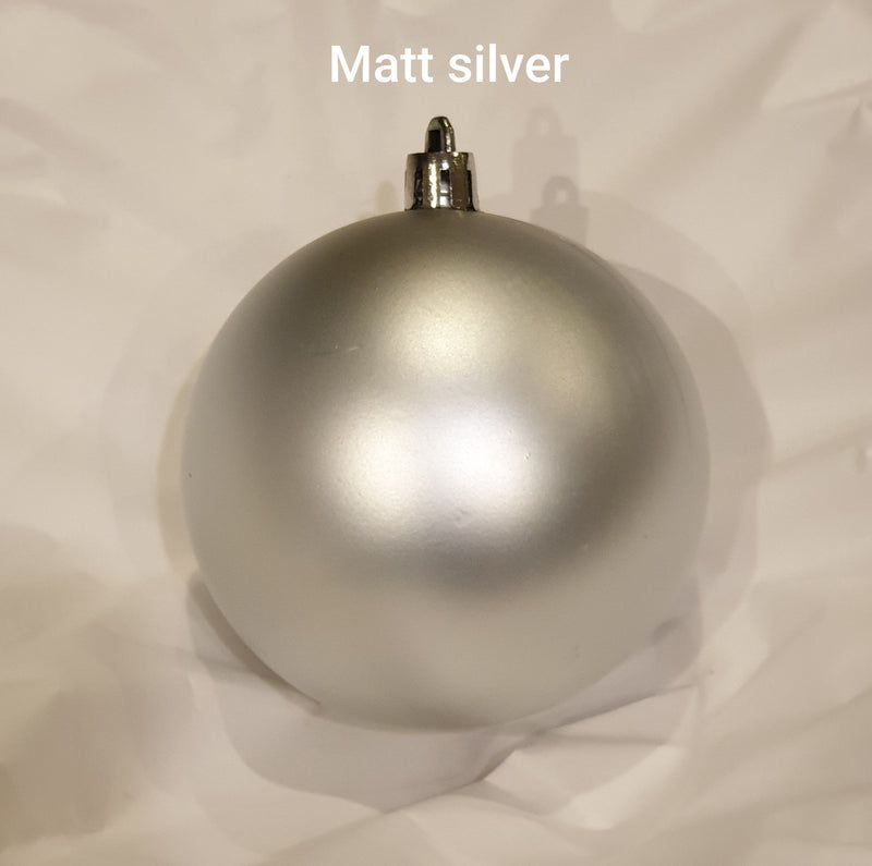 Christmas Bauble - Personalised - PVC (no bow)