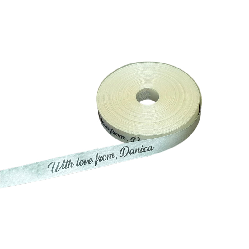 Personalised Ribbon - standard colour print (sold per metre)