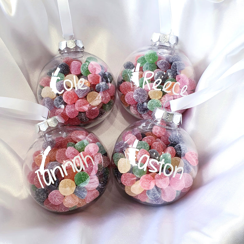 Bauble - Personalised with Jelly Tots