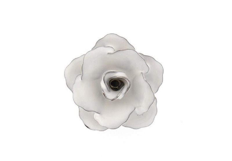 Lapel Badge - White Rose