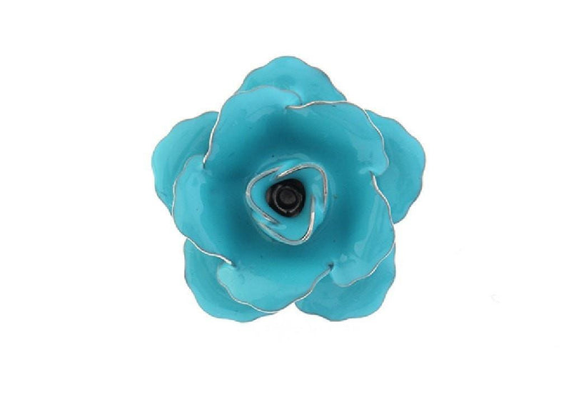 Lapel Badge - Blue Rose