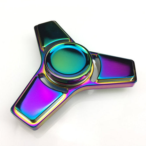 Aluminium Stress/ Fidget Tri-Spinner - Multi Colour