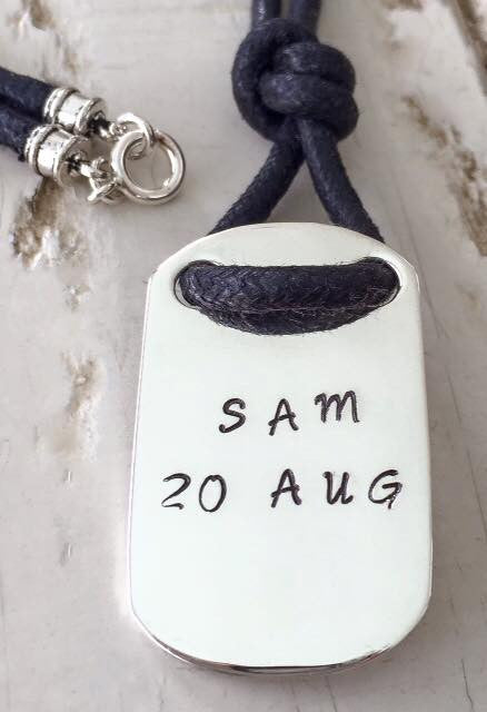 Personalised Silver Dog Tag