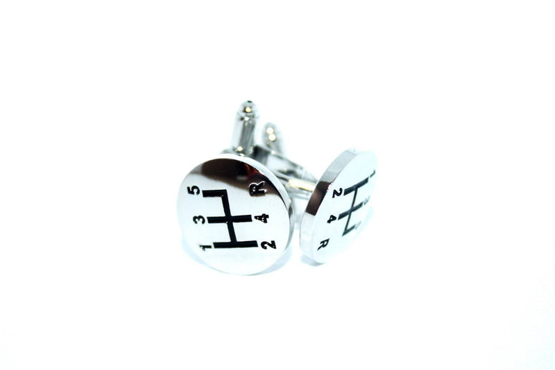 Cuff Links - Gear stick