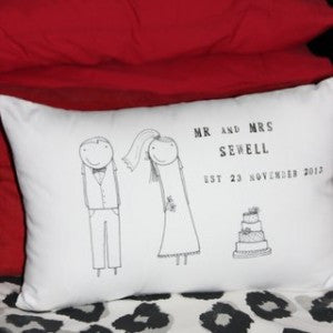 E - Custom Made Cushions for Couples