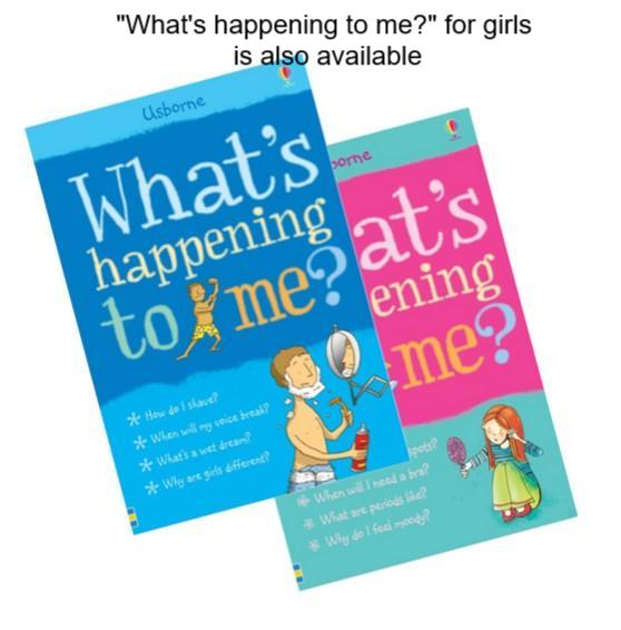"What's happening to me?" - a book for boys