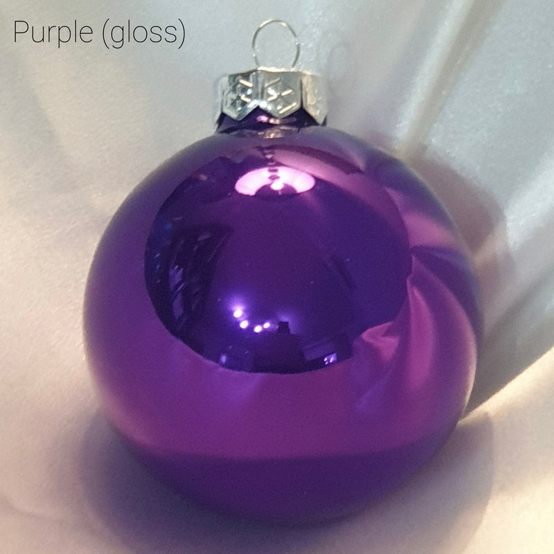 Christmas baubles for pets (glass - various colours)