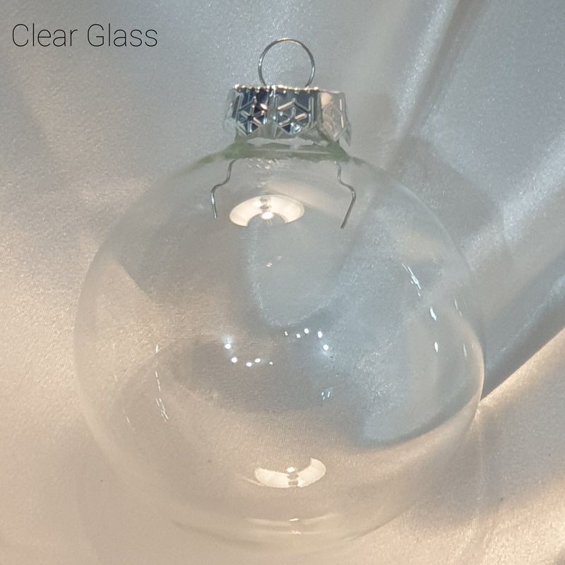 Christmas baubles for pets (glass - various colours)