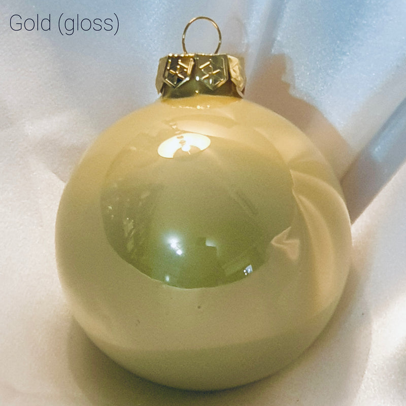 Christmas baubles for pets (glass - various colours)