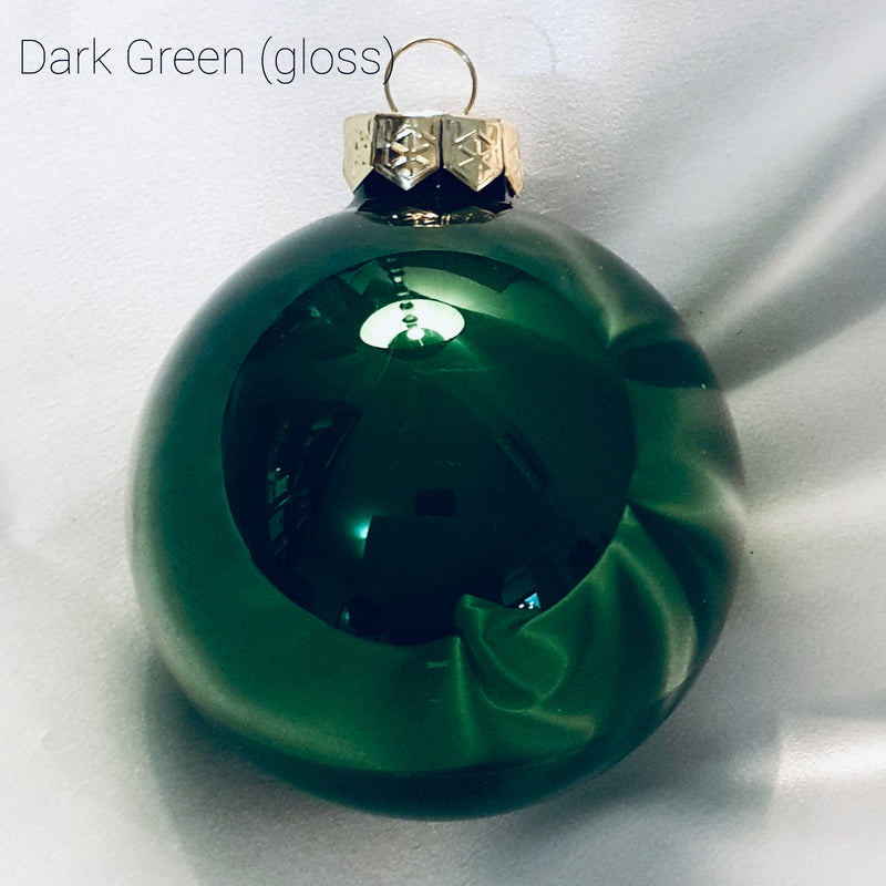 Christmas baubles for pets (glass - various colours)