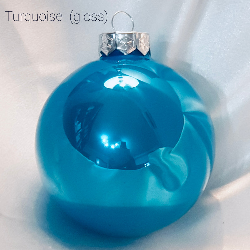 Christmas baubles for pets (glass - various colours)