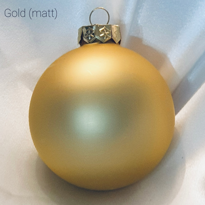 Christmas baubles for pets (glass - various colours)